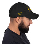 HIJP Distressed Dad Hat w/ Clover Logo